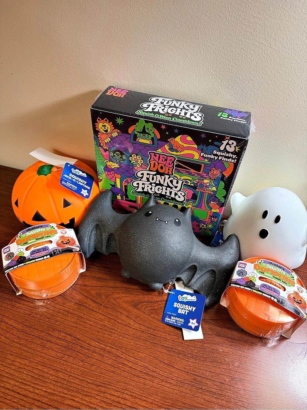 Schylling NeeDoh Funky Frights Halloween Bundle NWT